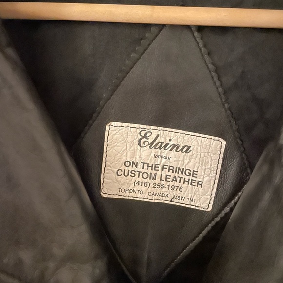 Vintage custom made motorcycle jacket - Picture 2 of 2